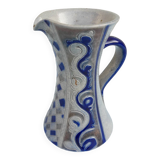 Alsace stoneware pitcher