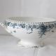 Terre de Fer tureen or salad bowl, Onnaing earthenware, Stella motif, French manufacture
