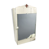 Old medicine cabinet with mirror