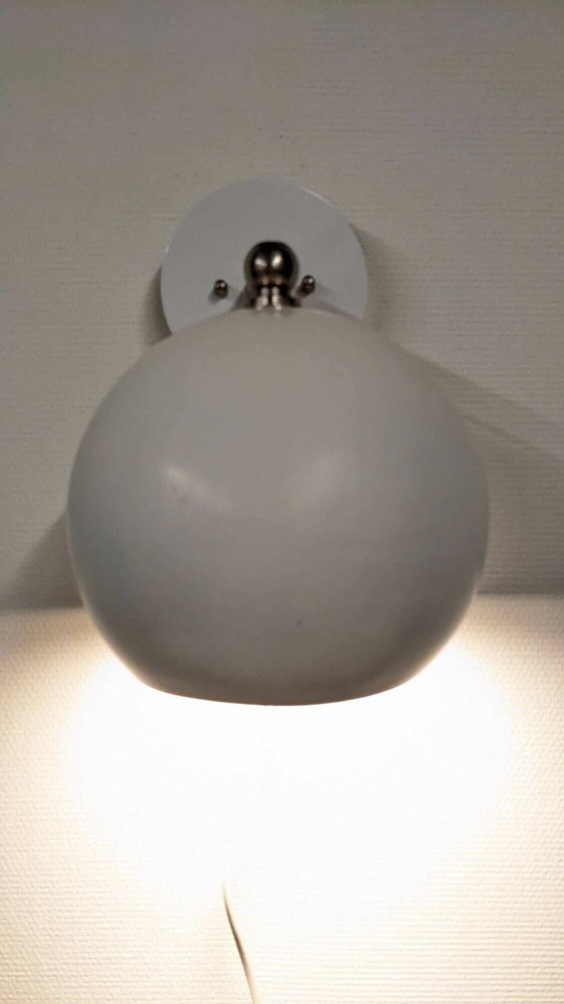 Pair of Eye Ball wall lights Space Age by Raak, Netherlands circa 1970.