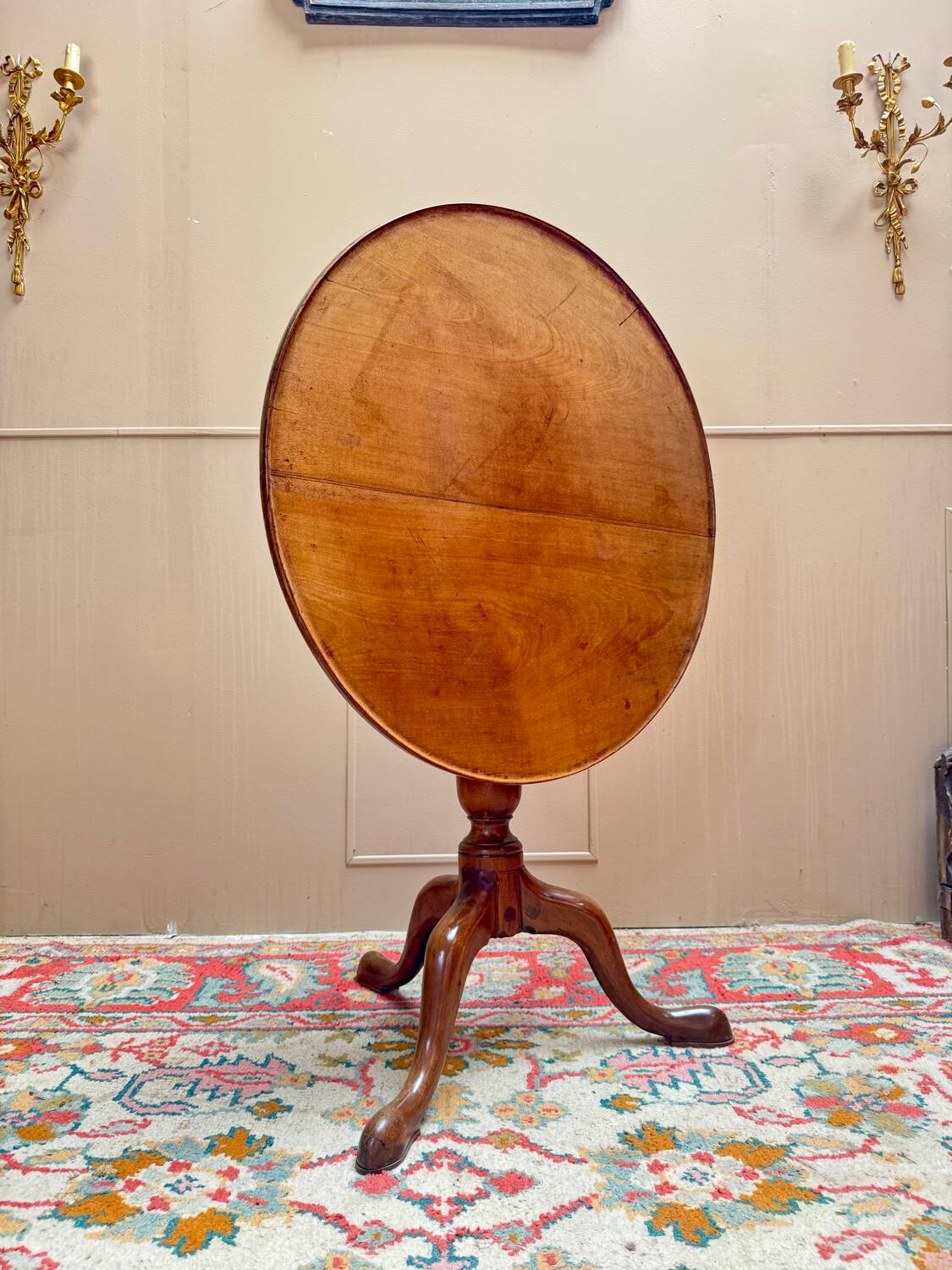 Louis XVI mahogany pedestal table, 18th century