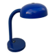 Articulated blue metal bedside lamp