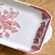 English Earthenware Staffordshire "Asiatic Pheasants" Cake Dish