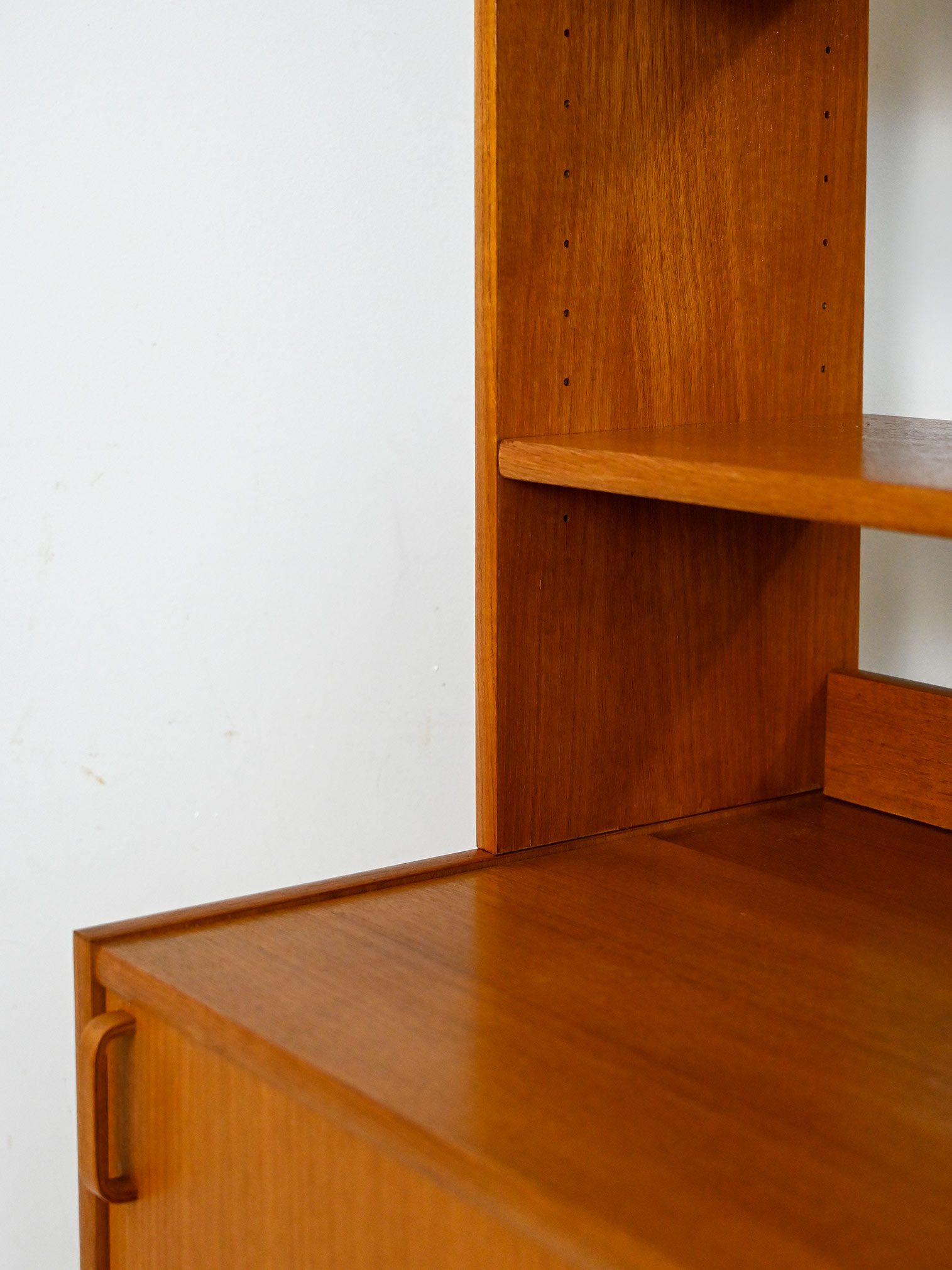 Swedish bookcase with display case