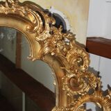Miroir doré « Rocaille » XIXeme 175x107cm
