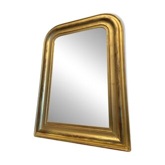 Miroir louis Philippe en bois doré