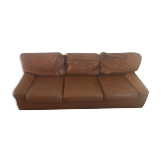 Leather sofa guermonprez 80