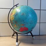 Taride terrestrial globe 1960s Ø15cm