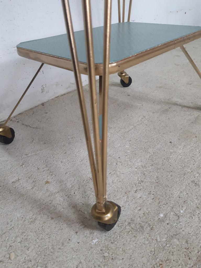 Vintage bar cart / plant table / trolley