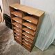 Meuble casier en bois 1960
