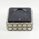 Mid Century Modern Iron Ring Glass Ceiling Light From Limburg, 1960s