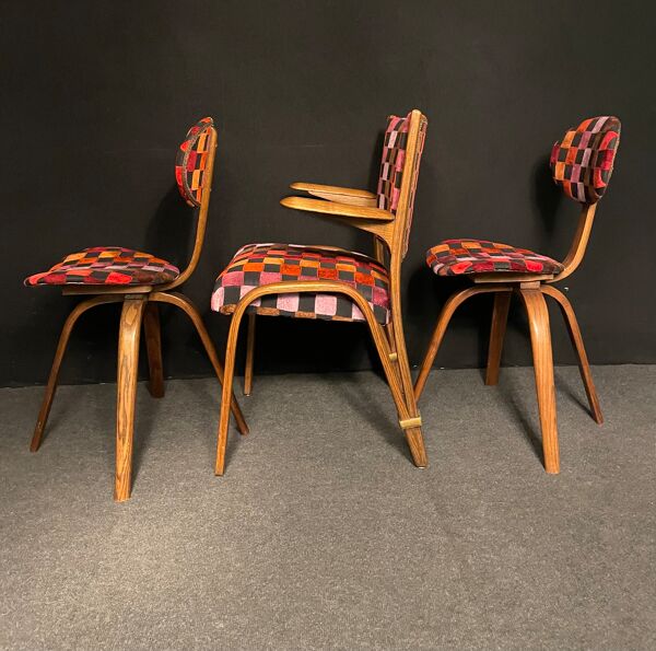 Ensemble de chaises Bow Wood édition Steiner