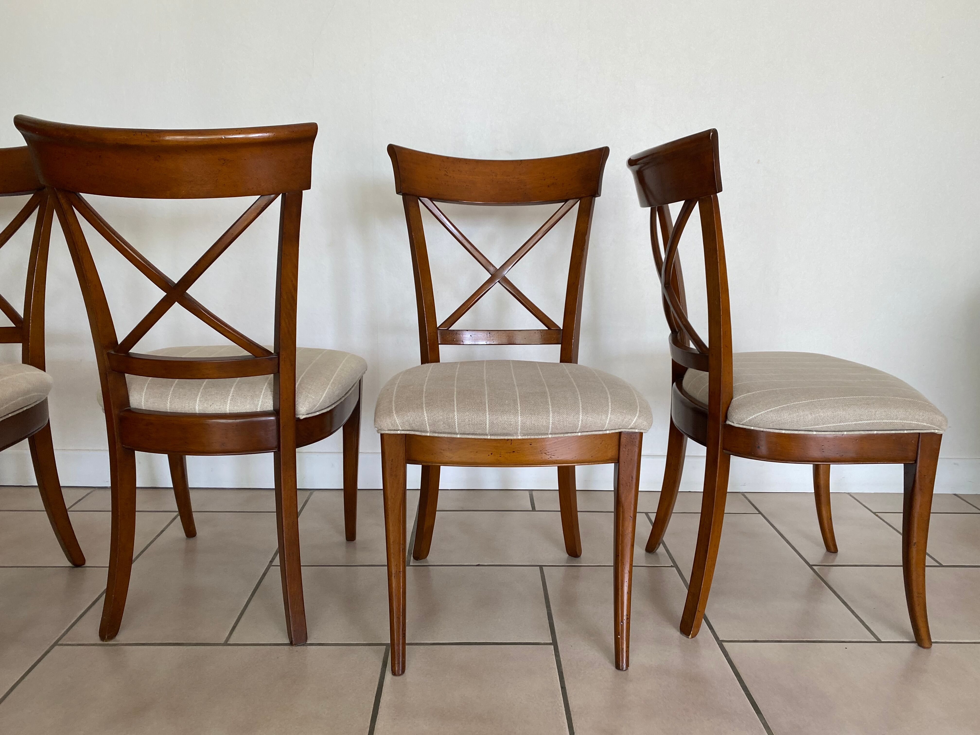 4 chaises Hauteville Roche Bobois