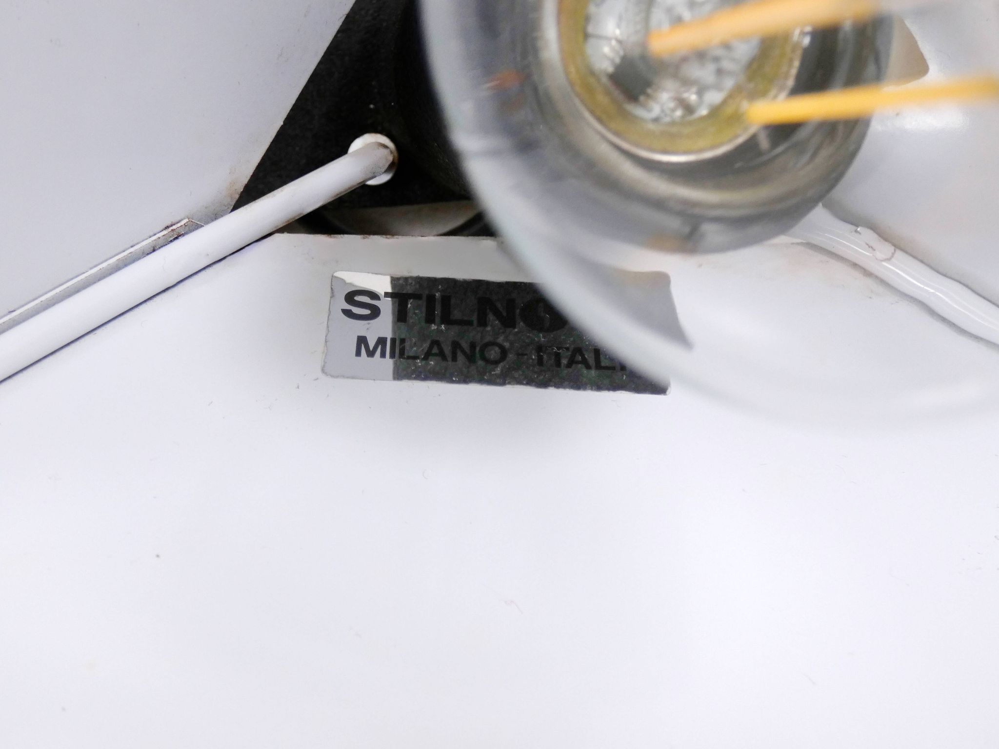 Lampe à pince Triedro de Joe Colombo pour Stilnovo