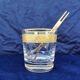 Ice bucket, crystal and gilding, Baccarat