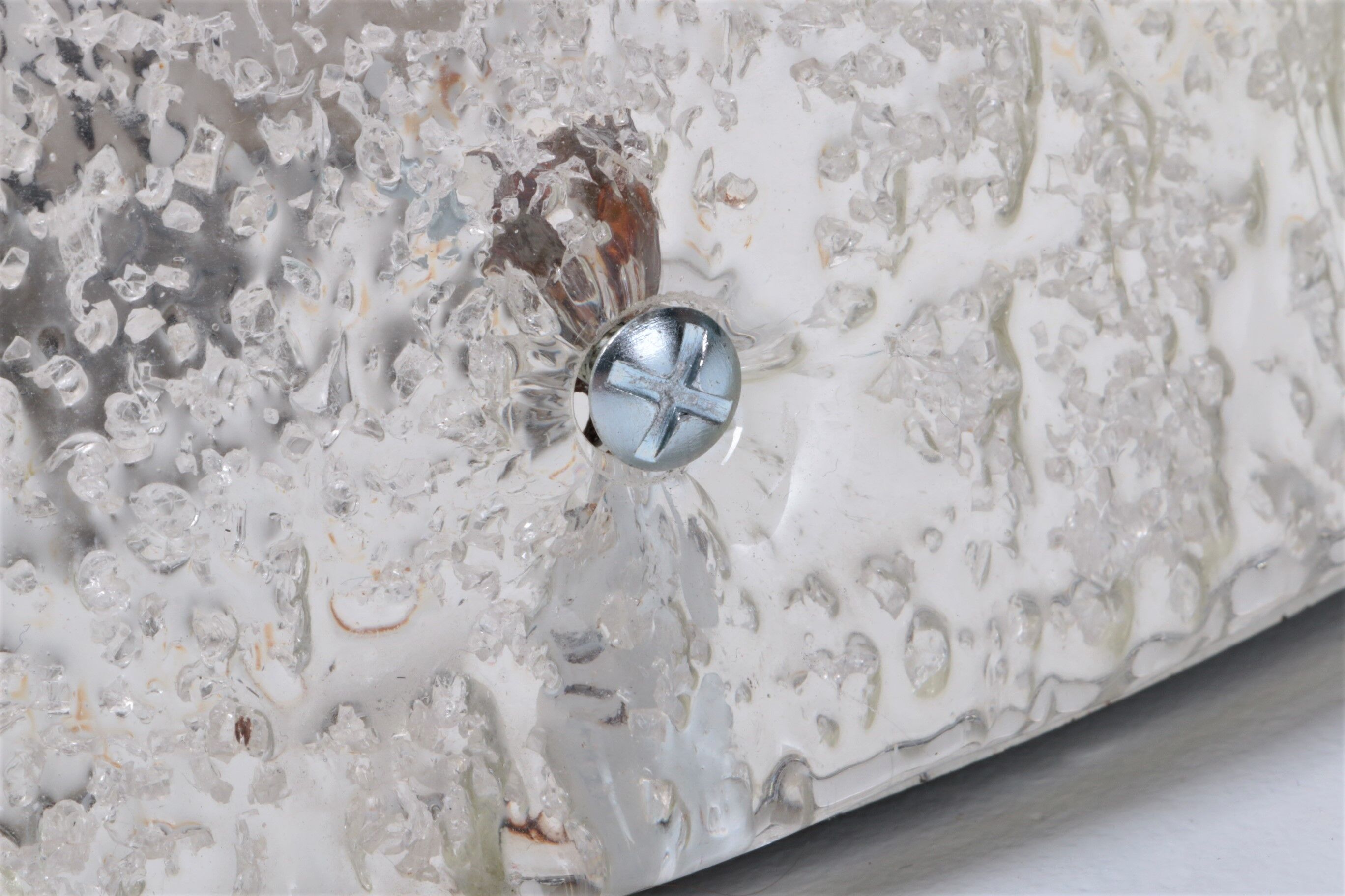 German vintage round ceiling lamp by Kaiser Idell, 1960s