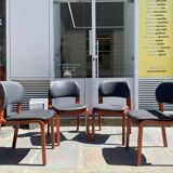 4 chaises de salle à manger années 60