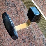 Golden coat rack with 3 hooks Evenlux 1970