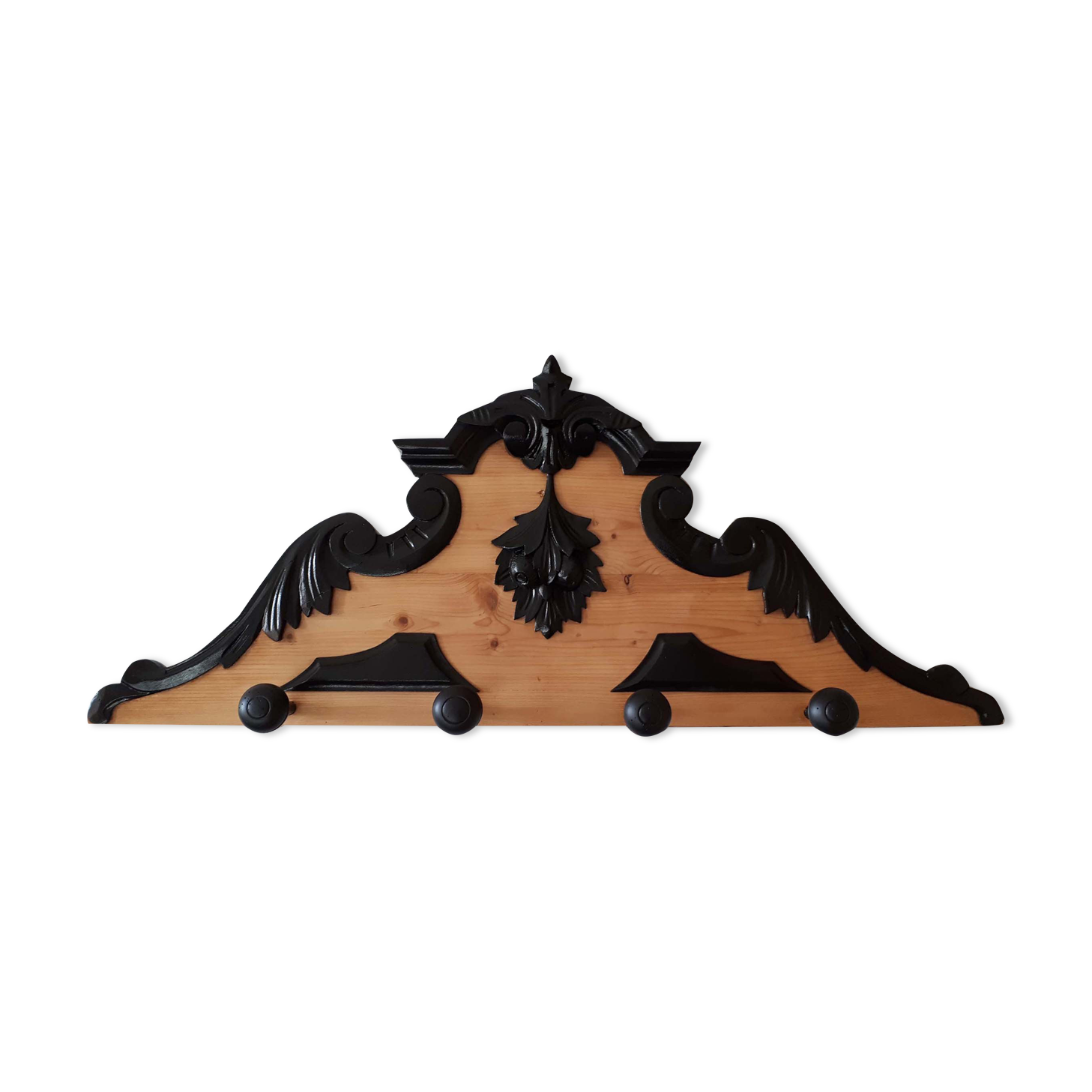Coat rack furniture pediment Saint Hubert