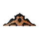Coat rack furniture pediment Saint Hubert