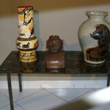 Ceramic vase rock art