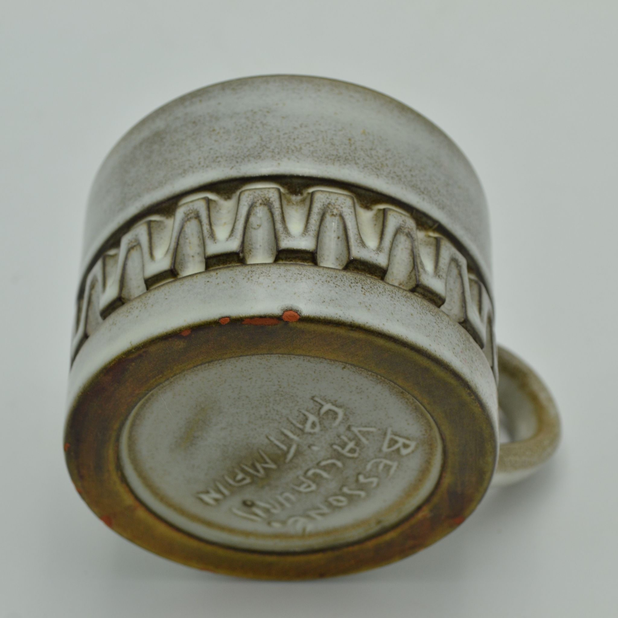 Marius and Huguette Bessone ceramic cup and saucer