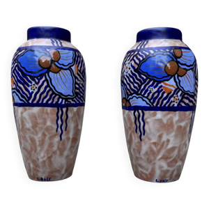 2 vases Art Déco en - louis