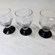 3 vintage glasses