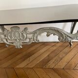 Metal and mirror coffee table