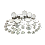 Bernardaud rare table service with platinum pattern art deco