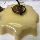 Vintage opaline suspension