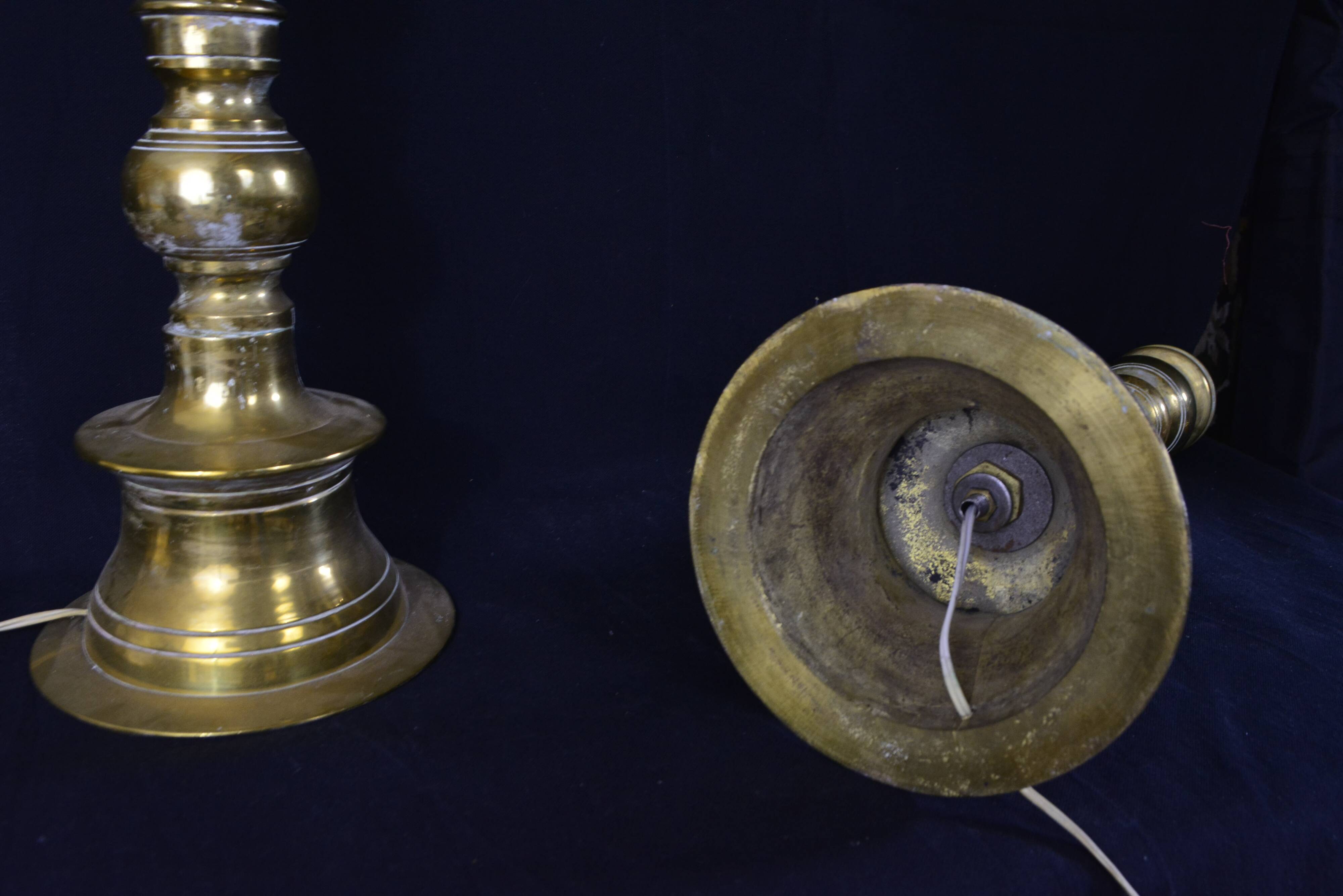 Paire de pied de lampe - Pique-Cierges grande taille