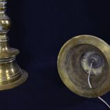 Pair of lamp bases - Pique-Cierges large size