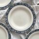 4 ironstone soup plates "François 1er" Salins