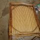 Fauteuil rotin/osier vintage