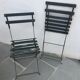 Retro folding garden chair