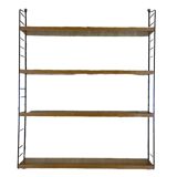 60's 70's oak string shelf module by Kajsa & Nils "Nisse" Strinning Sweden