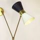 Double articulated wall lamp design 1950