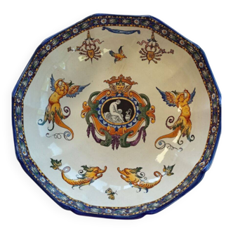 Vintage Gien earthenware deep dish
