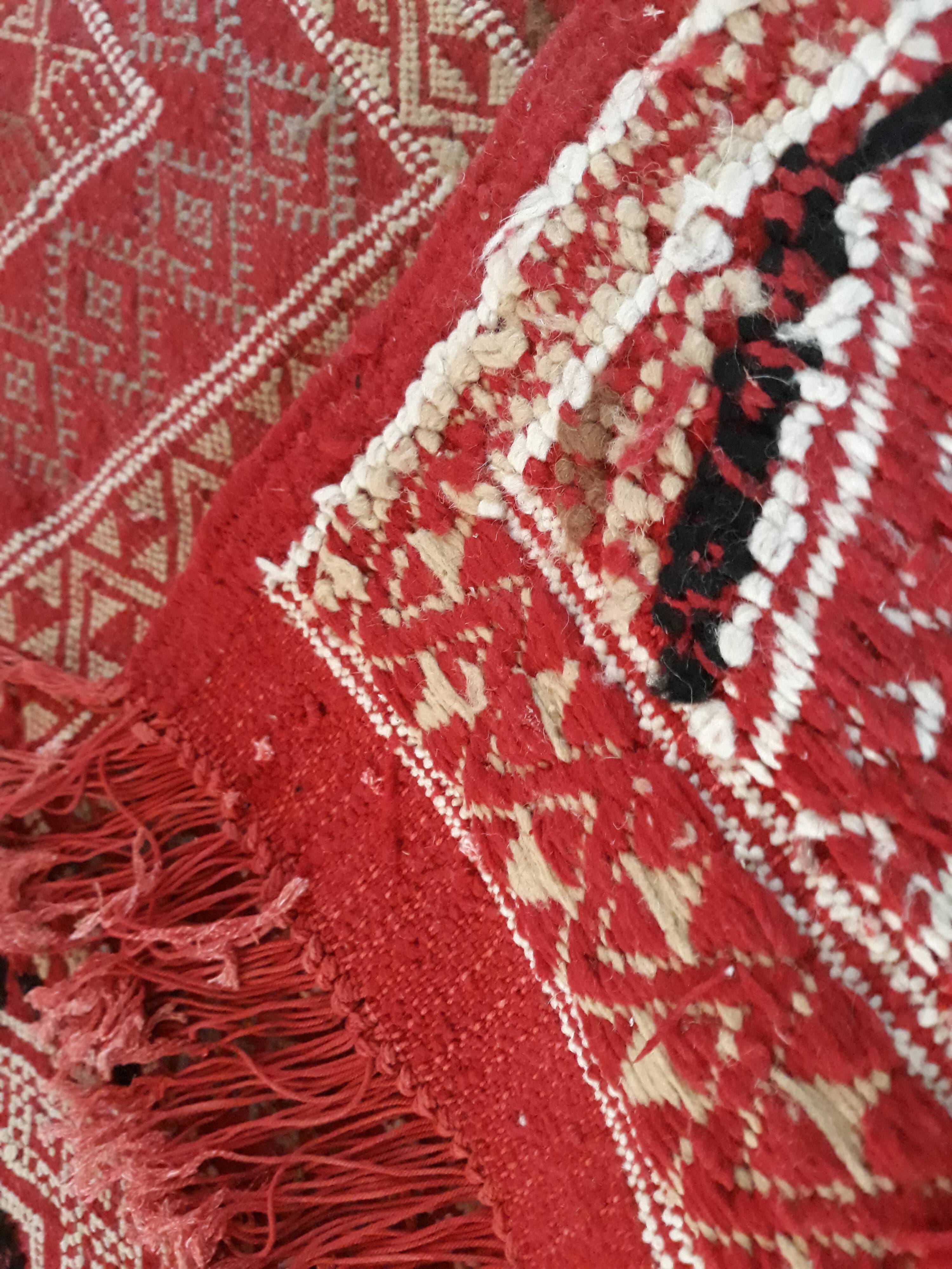 Berber Kilim in wool 220x150cm