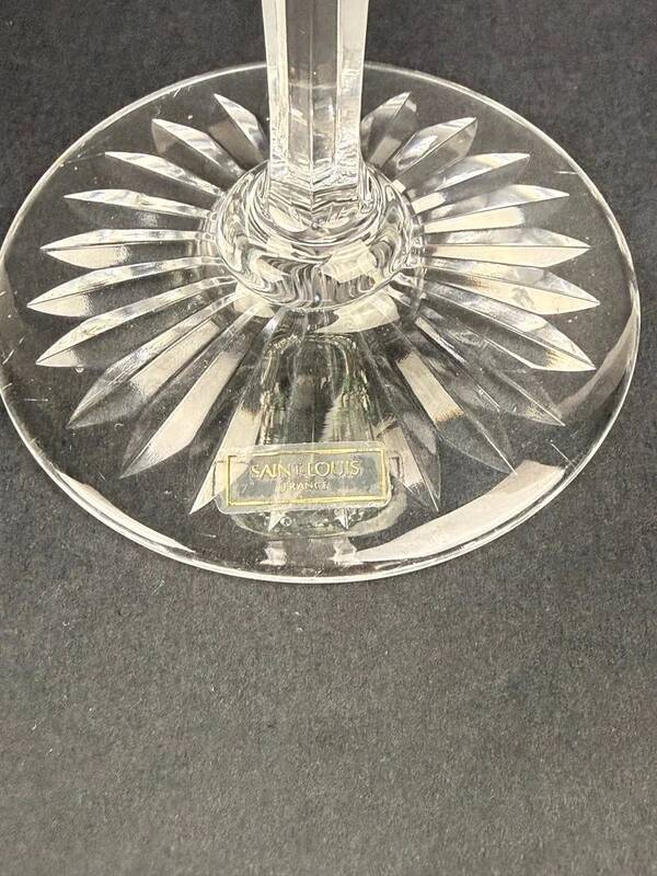 Saint Louis Tommy emerald crystal glass 18.5 cm