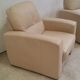 Pair of leather club chairs
