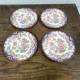 Lot de 4 assiettes à dessert Sarreguemines minton