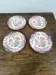Lot de 4 assiettes à dessert Sarreguemines minton