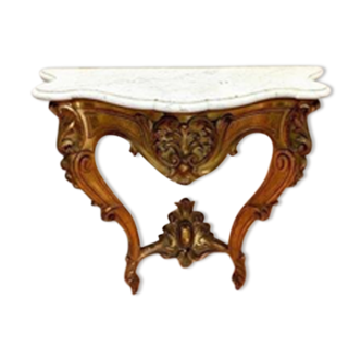 Louis xv-style gold console