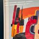 Original Swedish Colour Lithograph – “Composition” by Bo Thorén – Signed – Vintage & Framed