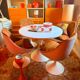 Table et chaise pied tulipe Space âge vintage années 70