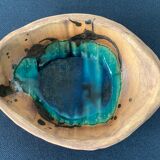 Empty pocket or ring in ceramic enamelled tachist la Colombe, 1970