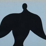 Jean arp: bird man - stencil