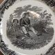 Lot de 3 assiettes, scène de chasse, Villeroy & Boch